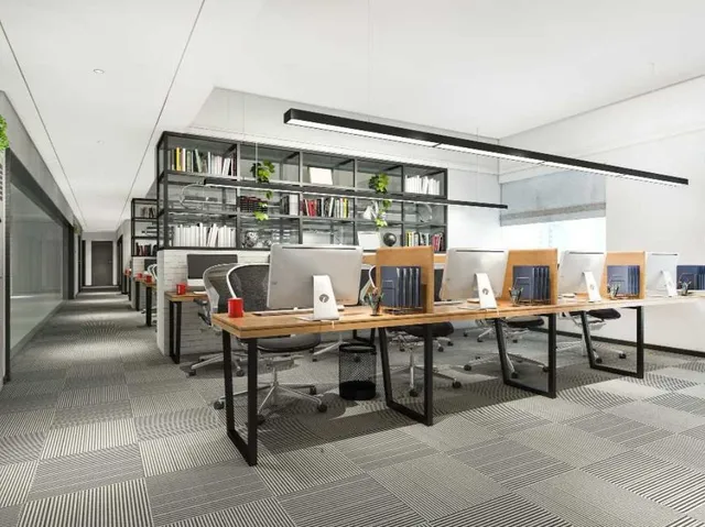 3d rendering business meeting working room office building