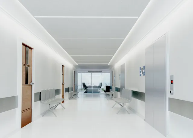 Empty hallway background